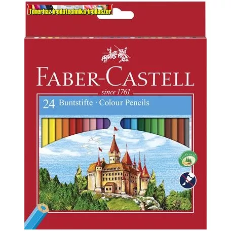 Faber-Castell Színes ceruza készlet  24db-os  111224 (120124) vármintás