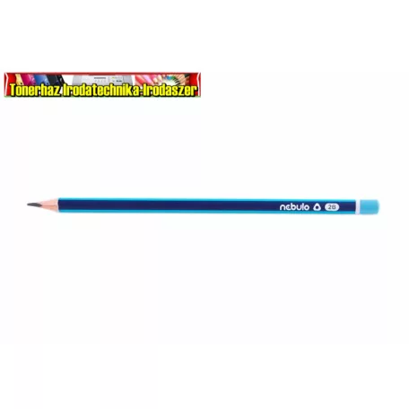NEBULO Grafitceruza, 2B, háromszögletű, választható testszínben
