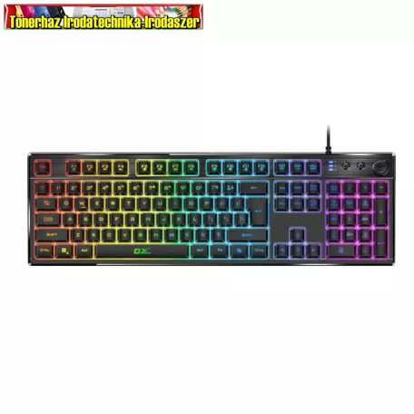 Genius Scorpion K7 Plus Vezetékes Gamer RGB Billentyűzet HUN - Fekete