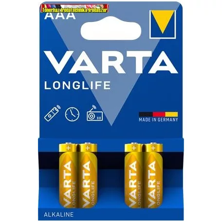 VARTA Longlife Elem, LR03 AAA mikro ceruza, db-ár 