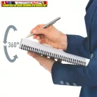 LEITZ  Office Spirálfüzet, A5, vonalas, 90 lap, PP borító, szürke-kék 44991035