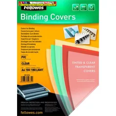   Víztiszta előlap, A4/180 mikron (fedlap) FELLOWES (CRC 53759)