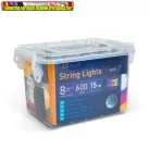 59770 Fényfüzér - 15 m - 600 LED - 220-240V - 6W - átlátszó kábel