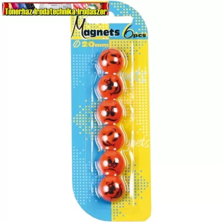 Táblamágnes Centrum 20mm mintás 6db/cs