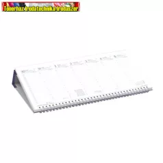 Naptár, asztali, fekvő, TOPTIMER, kék T050