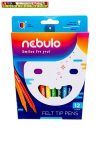 NEBULO Filctoll készlet, 1 mm,  12 különböző szín