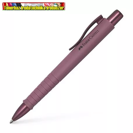Faber-Castell Poly Ball Urban golyóstoll  1 mm, nyomógombos, bordó tolltest