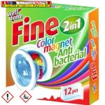   Fine color fertőtlenítő hatású színfogó kendő  2in1 12 db/dob 