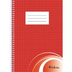 Spirálfüzet A/5 kockás