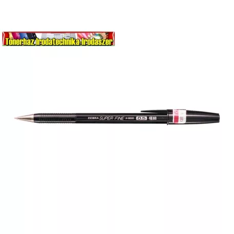  ZEBRA Golyóstoll H8000 fekete (H-8000)