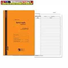   Építési napló,naplórész  25x3 lapos tömb + 9 db 3 lapos garnitúra B.Éti.820/új/V/3  Pátria