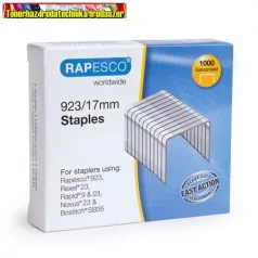   Rapesco tűzőkapocs,erős, 923/17mm (85-140 lap) nagy kapacitású tűzőgépekhez 1000db/dob (23/17)
