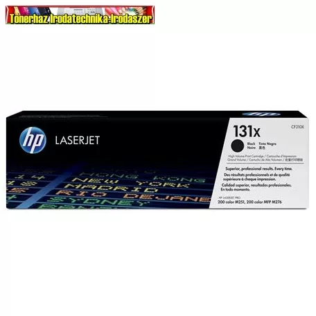 HP 131X CF210X Black eredeti Lézertoner  2,4k