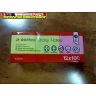 Öntapadó jegyzettömb 50x40mm 3 neon szín (12db/csom)a-series (51x38)
