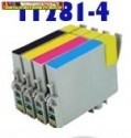   Epson T1281,T1282,T1283,T1284 utángyártott tintapatronok  9ml/szín