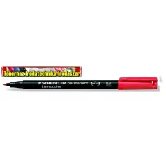   STAEDTLER Lumocolor 317 M Alkoholos marker, OHP, 1 mm,  piros