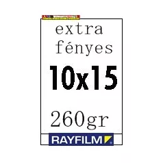   Rayfilm fotópapír 10x15cm 260g/m2 extra fényes 50db/csom (R021210 10x15/50)