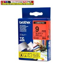 Brother TZ szalagok,TZ-421 piros/fekete 9mm (TZe-421)