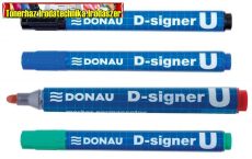 Donau D-signer U alkoholos marker, 2-4 mm,  kúpos,4 színben