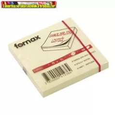   Fornax öntapadós jegyzettömb 75x75mm 100 lap sárga (75x75)