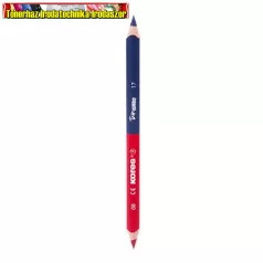   KORES Postairón, háromszögletű,vastag  Twin Jumbo, piros-kék