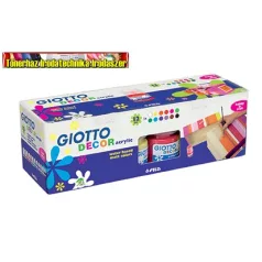 Giotto Decor Matt akrilfesték 12x25ml 
