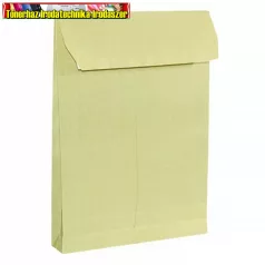   TB/4 redős talpas szilikonos tasak,barna erősített (gascofil ) (50 mm talp)  (250x353x50mm) (TB4)