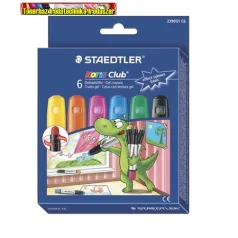 Zsírkréta, zselés, STAEDTLER Noris Club, 6 alapszín