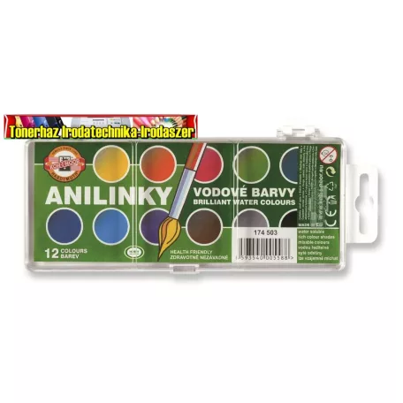 Koh-i-noor 174503 brillant Anilinky vizfesték 12-es 