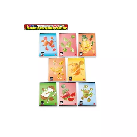 Füzet A/5 Pigna Fruits sima (20-42)( 20-32) 42 lap