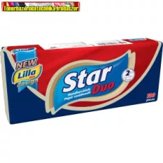 Star Duo (Lilla) papírzsebkendő újrahasznosított 2 rétegű 100db/csom