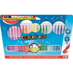 Maped COLOR PEPS mosható filctoll, 24 db/doboz