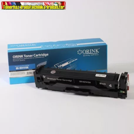 Utángyártott CE410X 305X ORINK PRÉMIUM   LaserJet fekete tonerkazetta 4K HP nyomtatóhoz