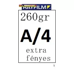   Rayfilm fotópapír A/4 260g extrafényes 50 lap/cs (R0212 1123B A/4)