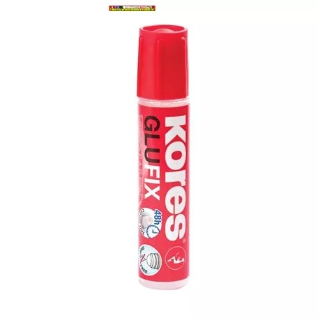 Kores  Glufix kenőfejes ragasztó, cseppmentes, 30ml