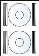 Rayfilm Univerzális címke (CD etikett) 117/41 2címke/lap 100lap/dob (R0ECO CD06A)