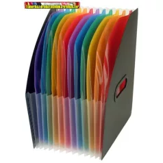   Iratpapucs, PP, 12 részes, VIQUEL, Rainbow Class, fekete (IV111187) (011167-05)