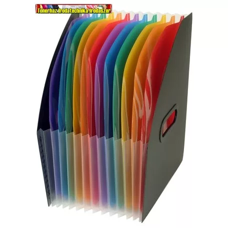 Iratpapucs, PP, 12 részes, VIQUEL, Rainbow Class, fekete (IV111187) (011167-05)