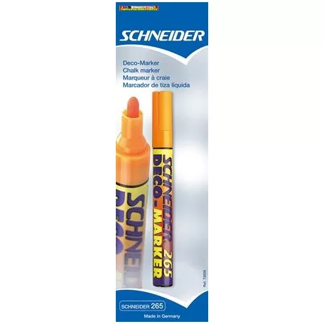 SCHNEIDER Maxx 265 Krétamarker, 1-3 mm, narancssárga (decor marker)