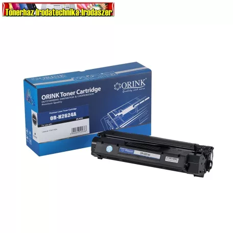Utángyártott Q2624A ORINK PRÉMIUM  toner  HP nyomtatóhoz