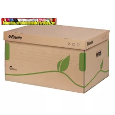    ESSELTE Eco Archiváló konténer, újrahasznosított karton, felfelé nyíló, barna 623918