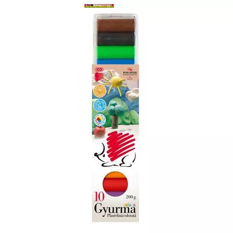 ICO Süni  gyurma színes, 200 g