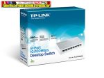 TP-LINK Switch 8x100Mbps, műanyag TL-SF1008D
