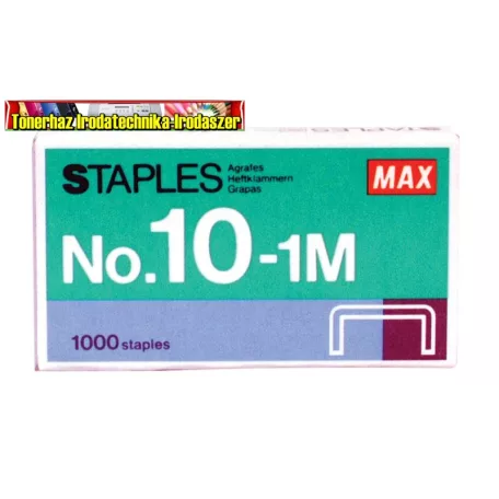 MAX Tűzőkapocs -No.10. (10-1m) 1000db/dob