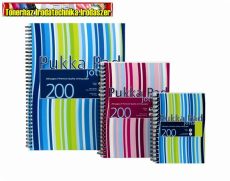 PUKKA PAD Stripe Jotta  Spirálfüzet, A6, vonalas, 100 lap,