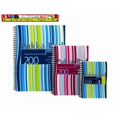 PUKKA PAD Stripe Jotta  Spirálfüzet, A6, vonalas, 100 lap,