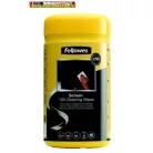  FELLOWES Tisztítókendő, képernyőhöz, 100 db, IFW99703