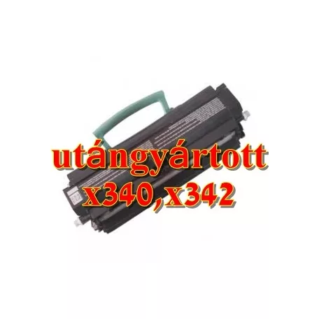 Lexmark X340,X342 standard import utángyártott toner 6K