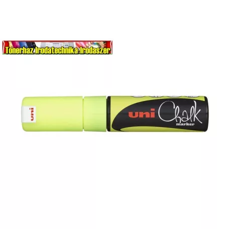 UNI PWE-8K  Krétamarker, 8 mm, fluor sárga