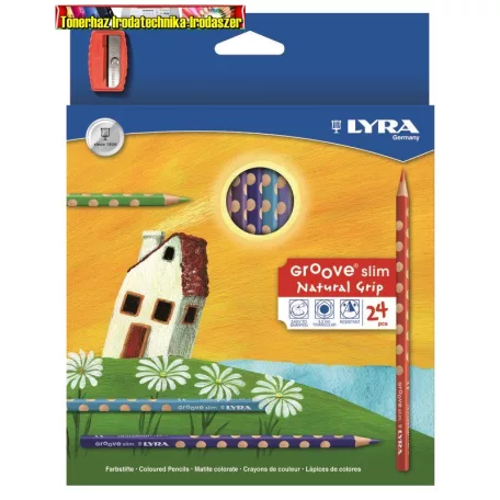 LYRA Groove háromszögletű 24db-os  színes ceruzakészlet 2821240